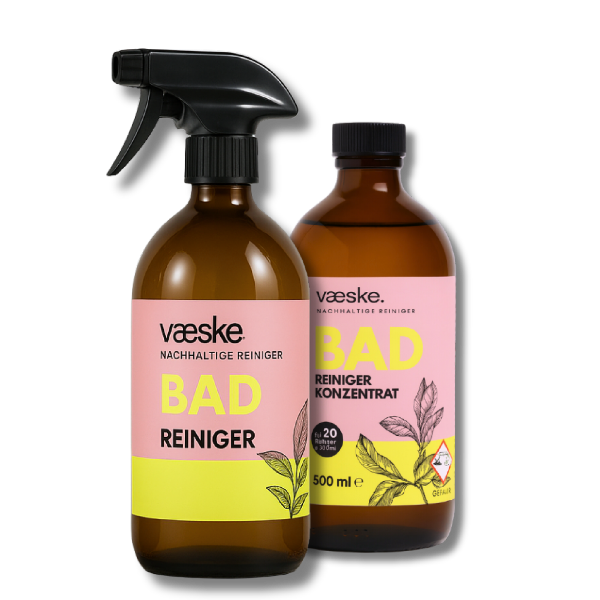 Badreiniger-Set mit Konzentrat und Sprühflasche