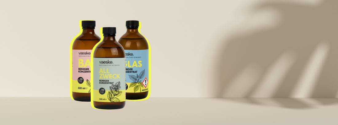 Vaeske Reiniger – Reinigungsmittel in Glasflaschen