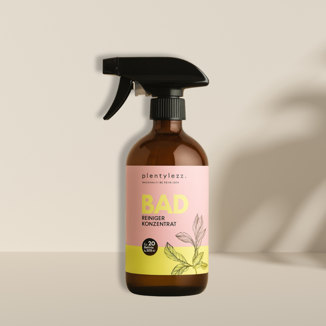 Reinigungsmittel in Glasflaschen