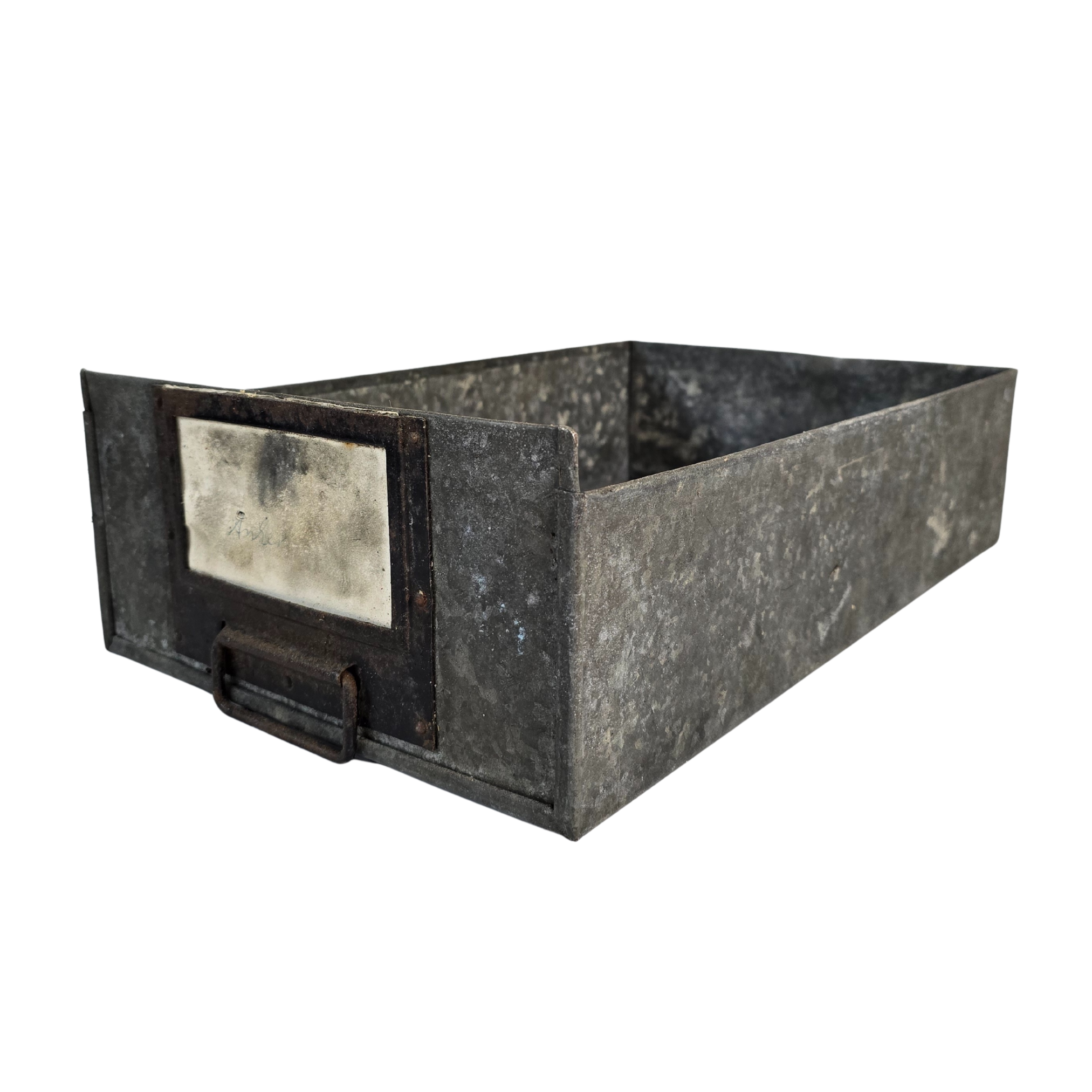 Alte Metallschublade