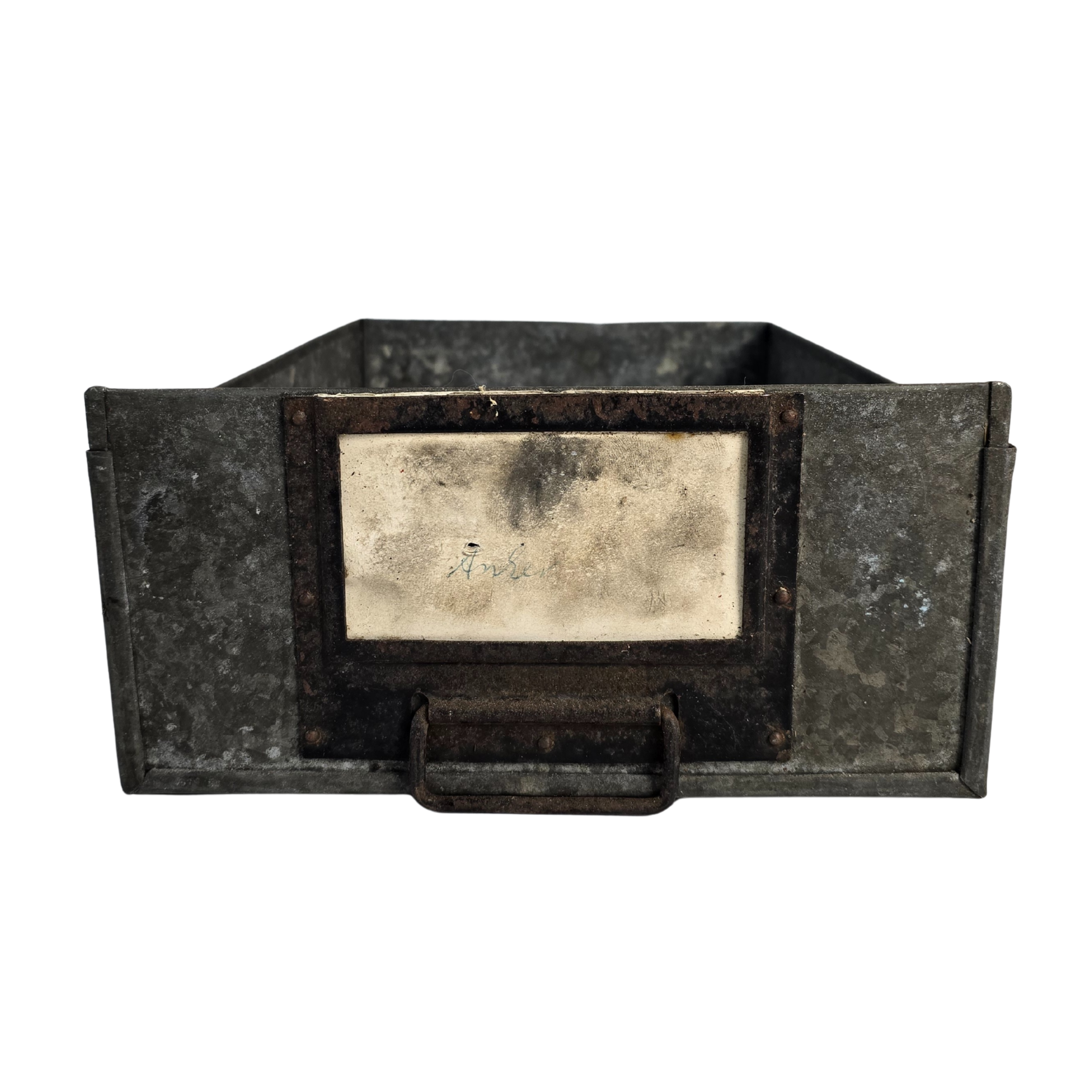 Alte Metallschublade