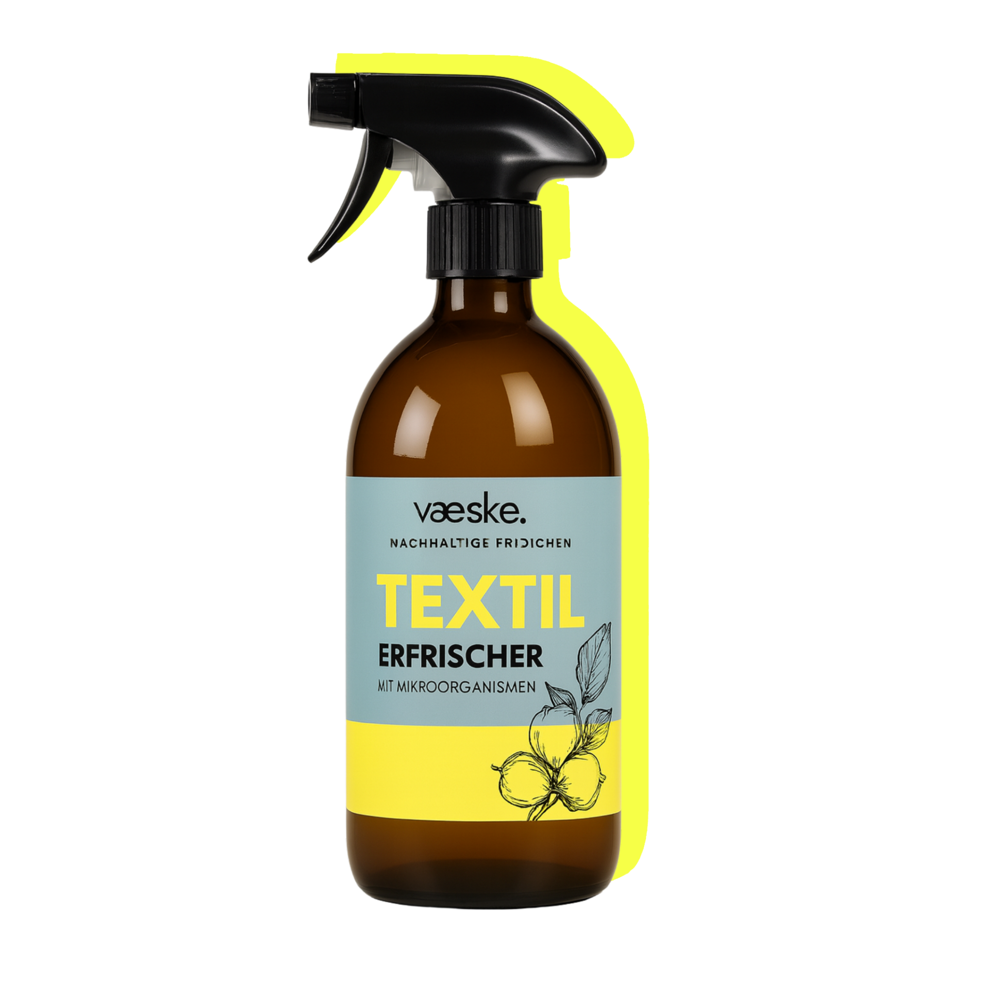 Textilerfrischer in Glasflasche