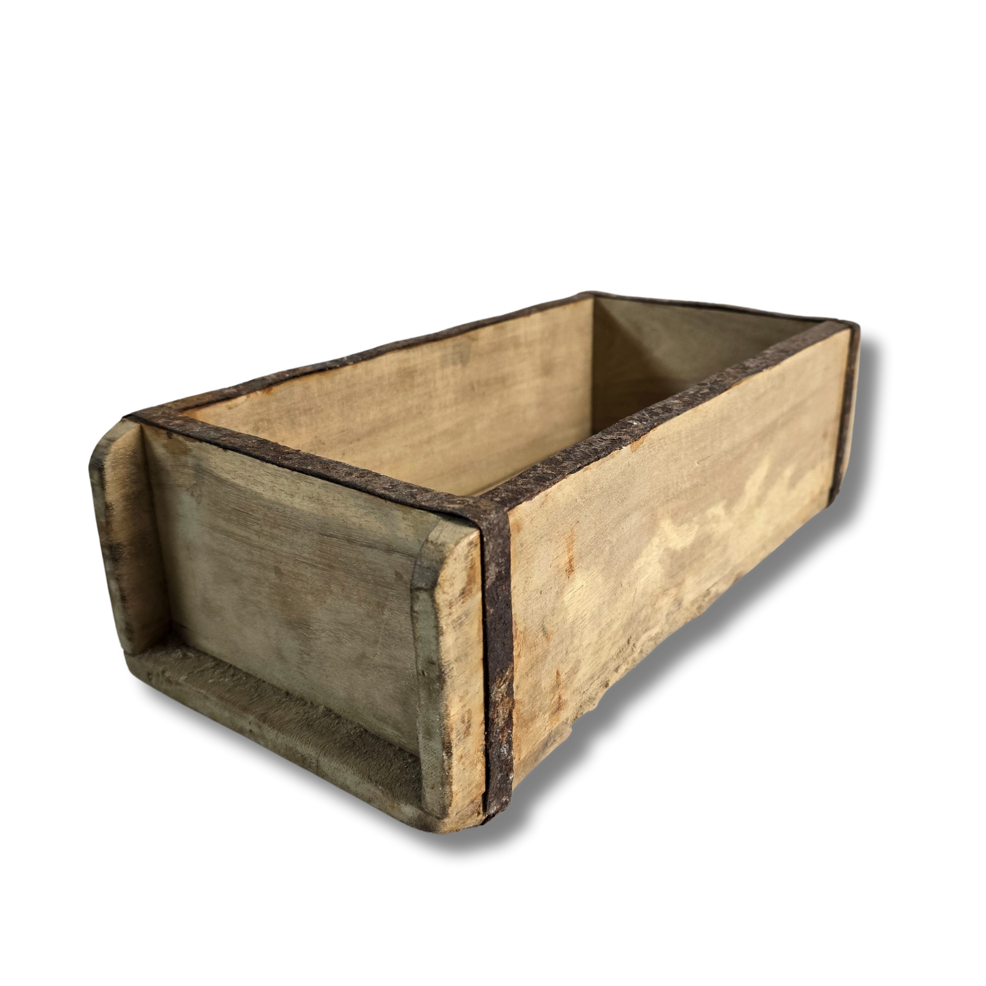 Ziegelform Holzkiste