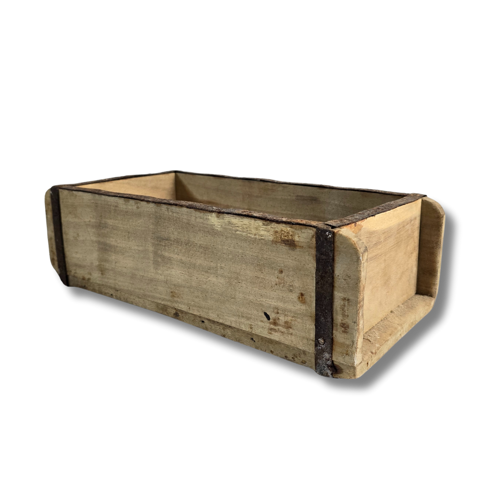 Ziegelform Holzkiste