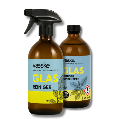 Glasreiniger-Set mit Konzentrat und Sprühflasche