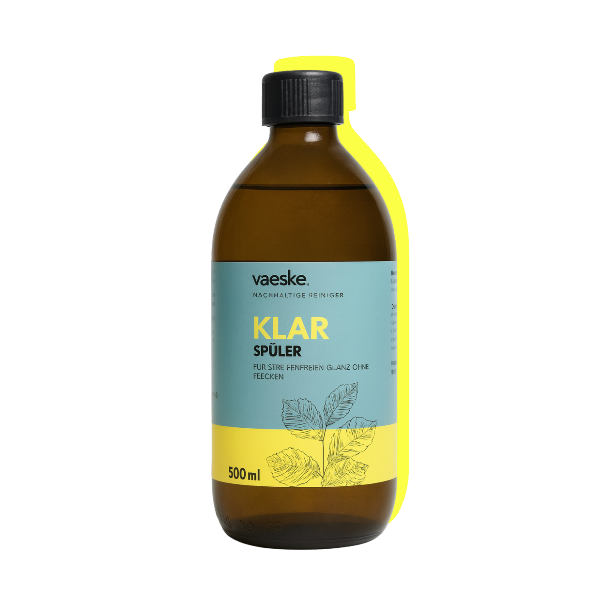 Klarspüler in Glasflasche